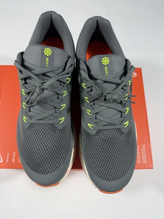 New Nike Run Swift 3 Shoes Mens Size 12 Grey Orange Running Sneakers HV5226-068 main image 9